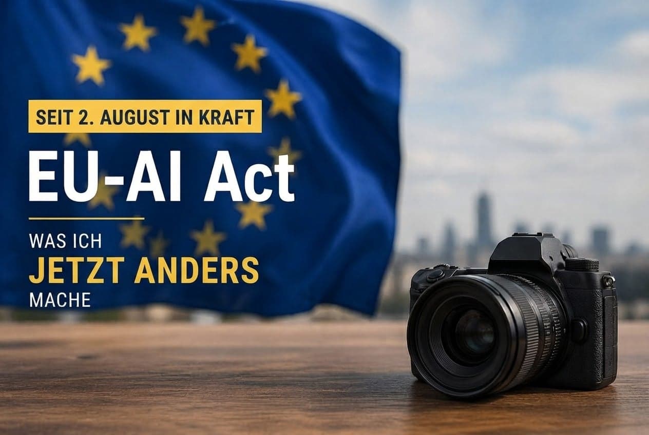 Der EU AI Act ist da: weniger generieren, mehr fotografieren