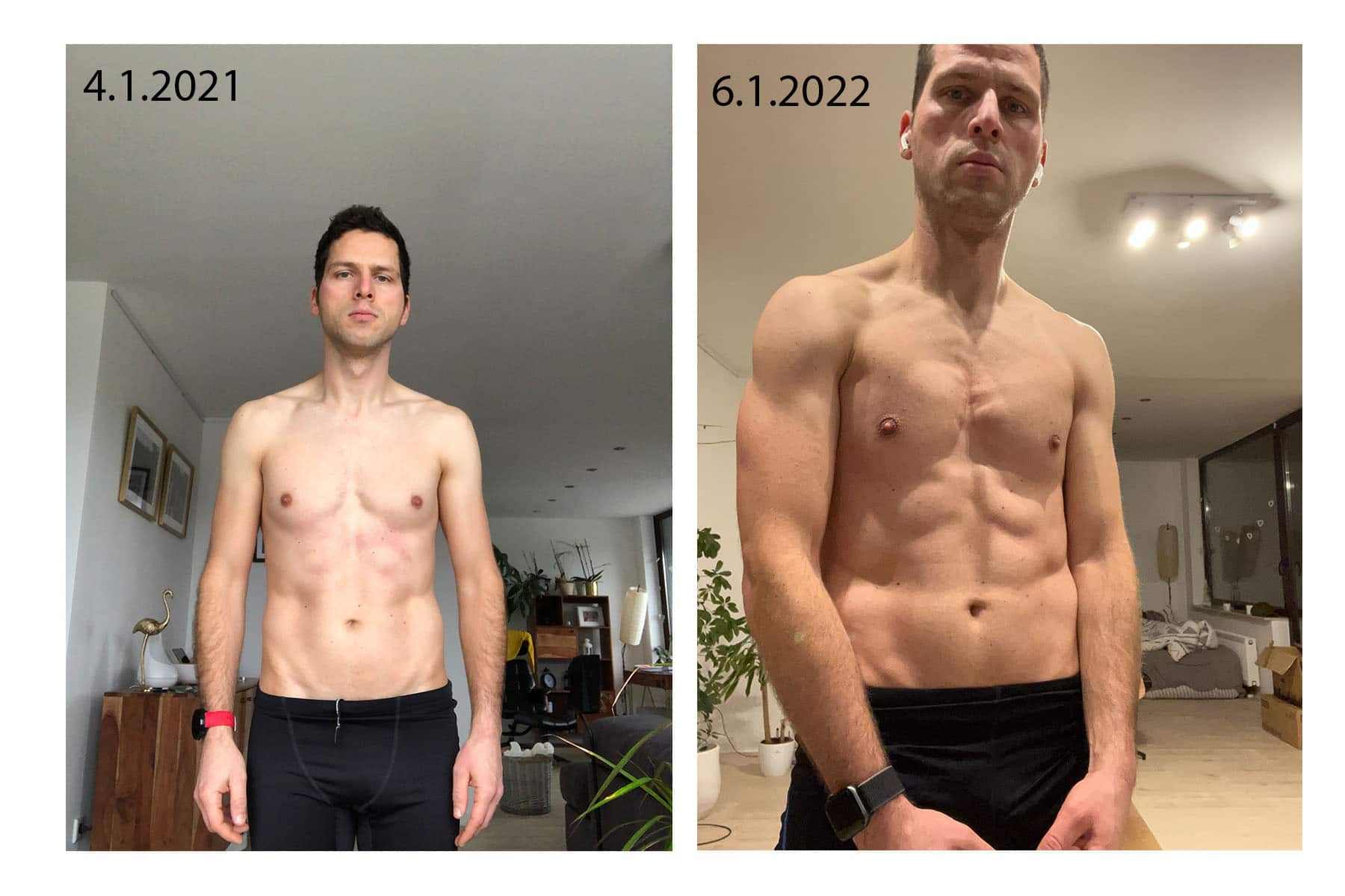 1 jahr freeletics vorher nachher