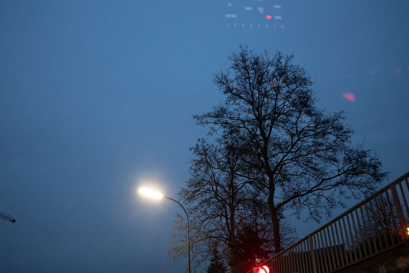 Licht bei Dämmerung