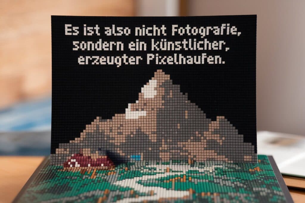 KI-generiertes Bild im Pixel-Art-Stil