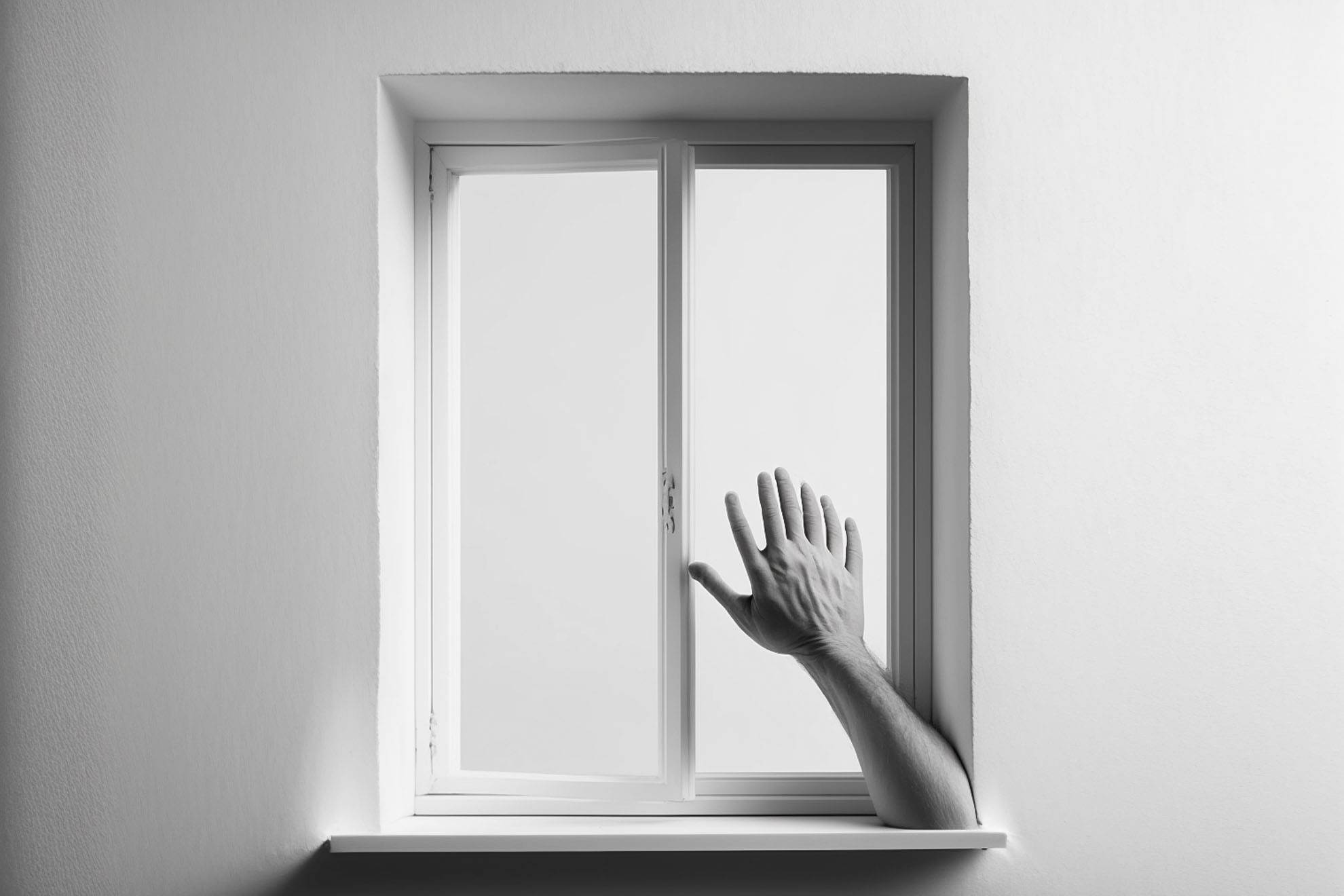 stan87 a hand is touching a window white minimalism b353ba05 d717 423f 9f37 be7793a93d44