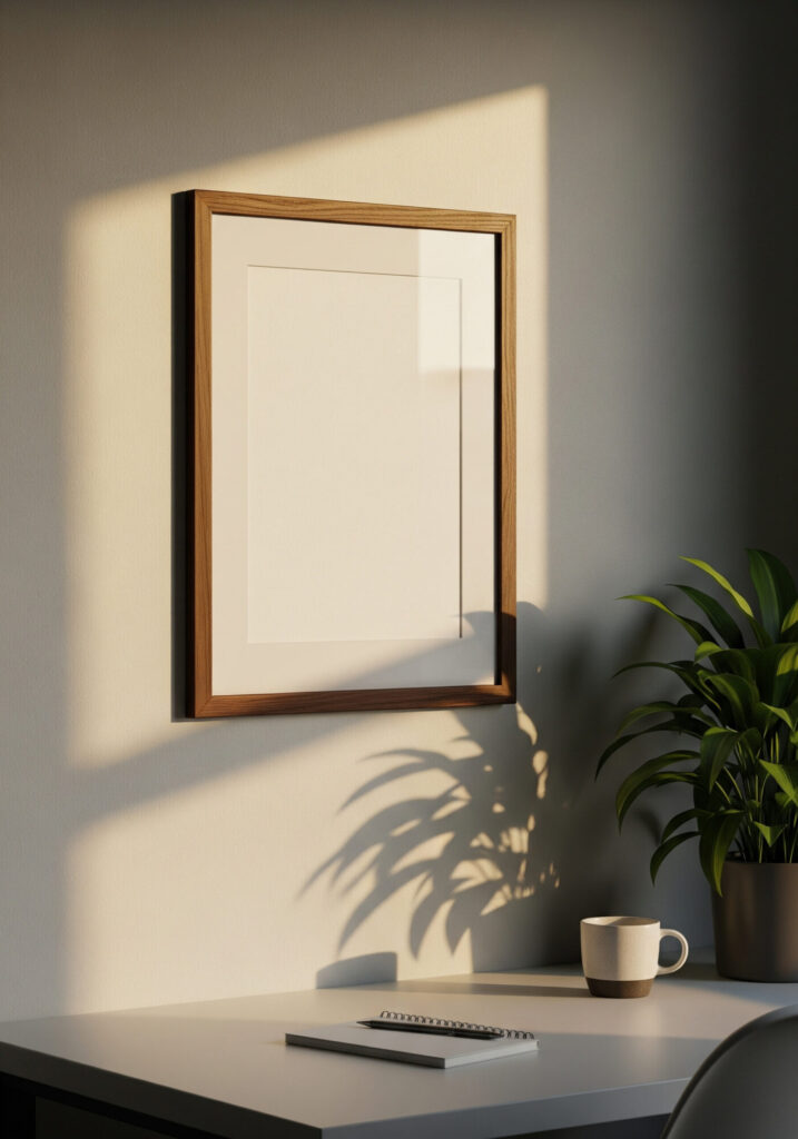 mockup bilderrahmen
